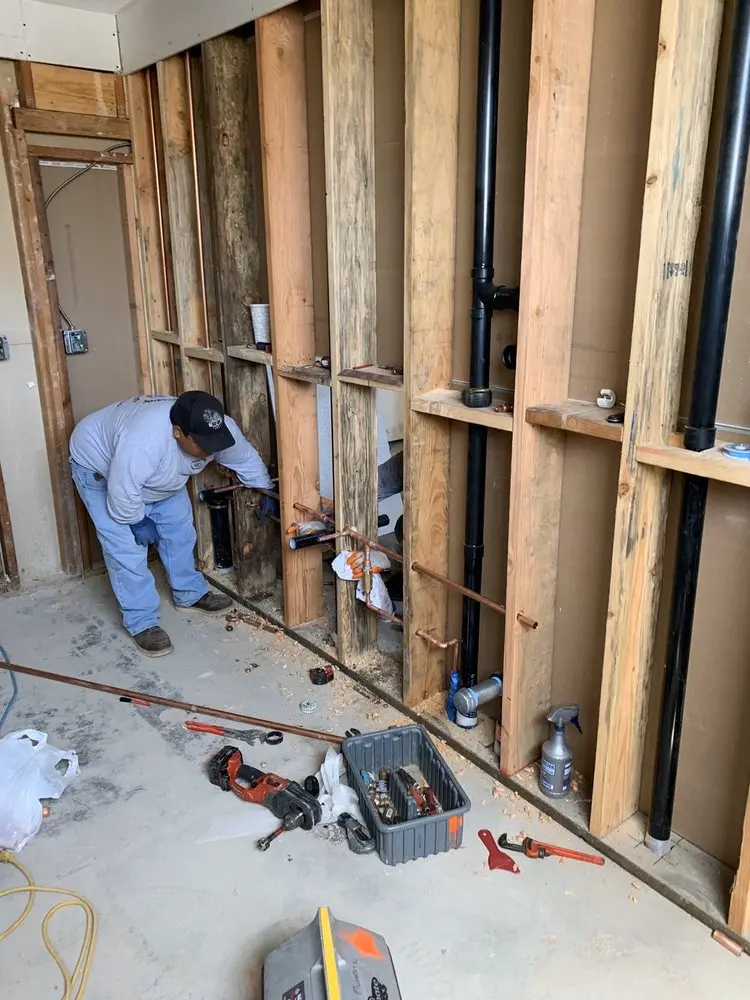 Commercial rough-in plumbing for Water Heater Replacement in Saddle Rock Estates